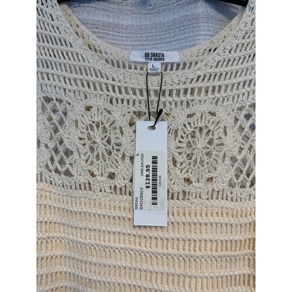 NWT BB Dakota By Steve Madden Crochet Maxi Dress Size L - Picture 2 of 3